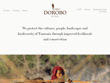 Tablet Screenshot of dorobofund.org